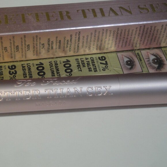 Too Faced Better Than Sex Mascara--New and unopened--BEST mascara EVER!!… - Picture 4 of 6